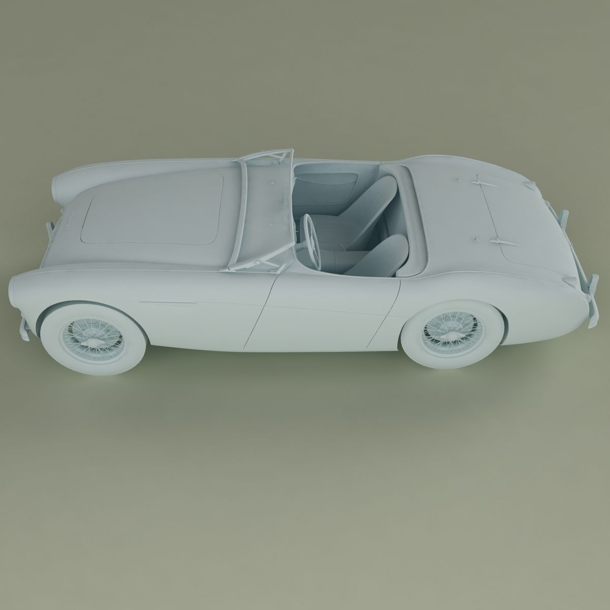 Austin-Healey 100-4 3D model_11