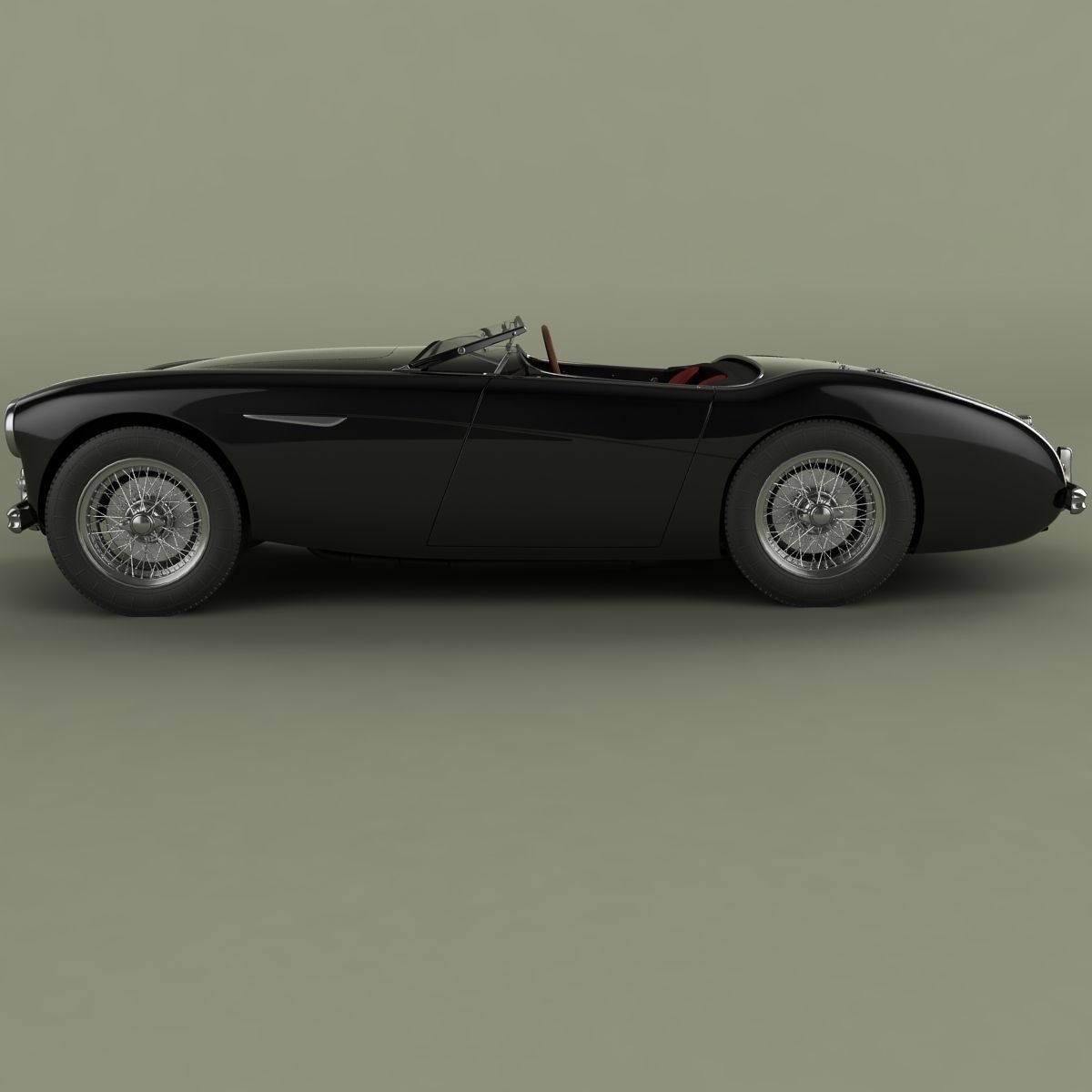 Austin-Healey 100-4 3D model_1