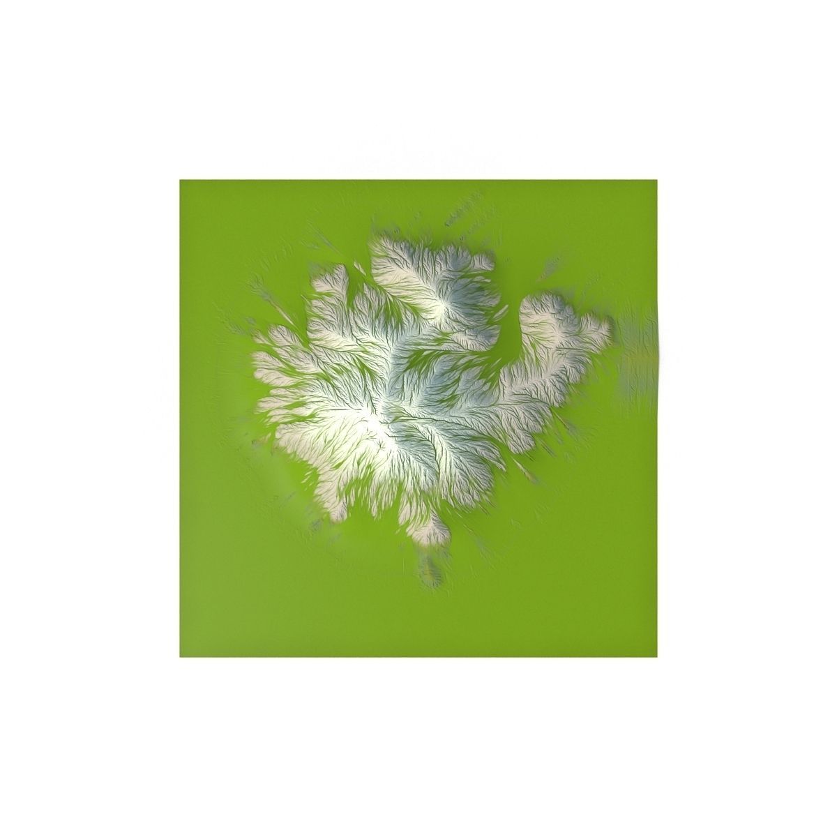 Mountain Low-poly 3D model_5