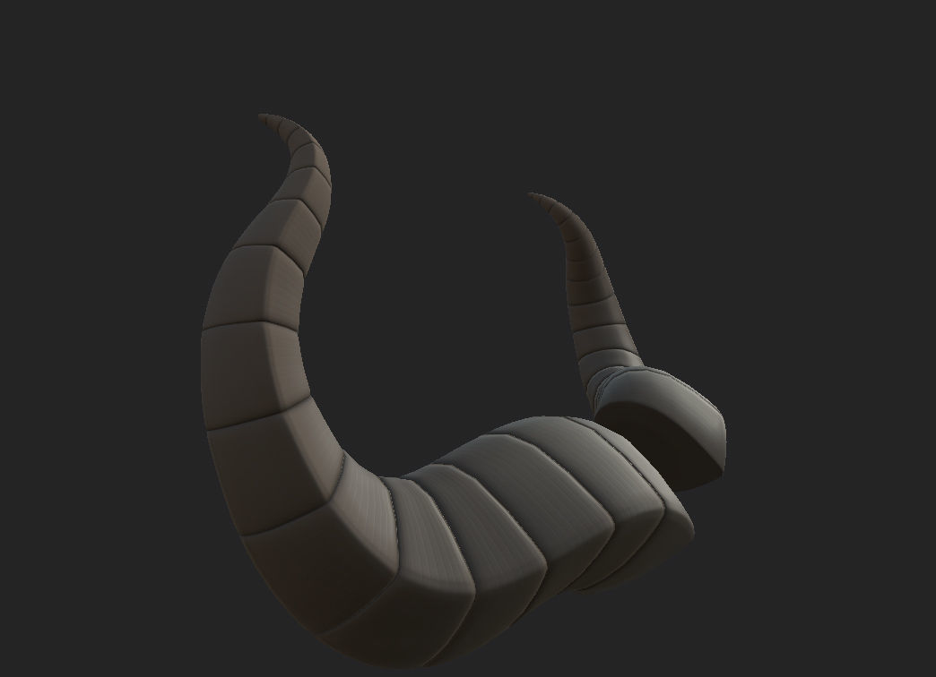 Satan Horn 3D model_10