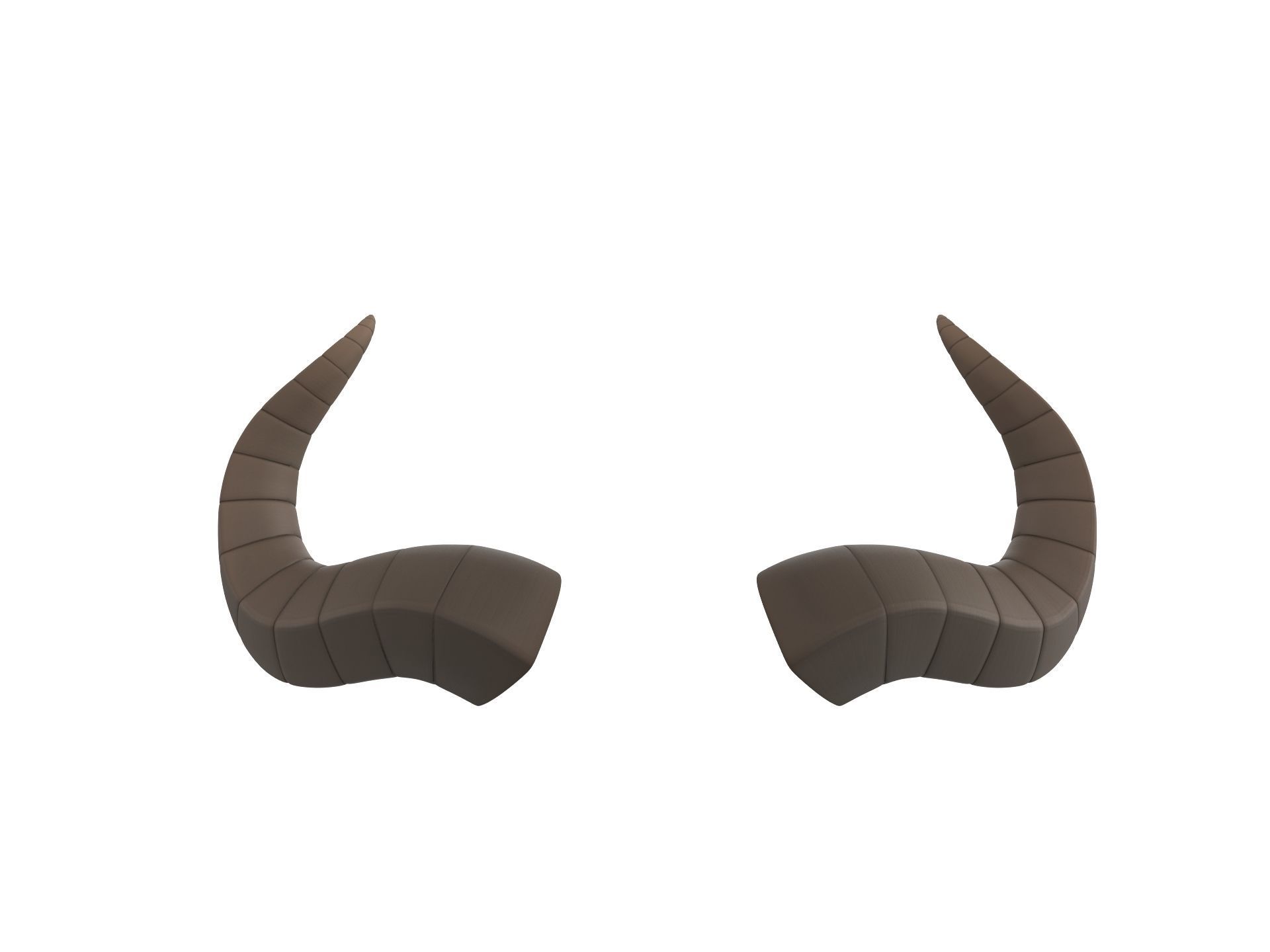 Satan Horn 3D model_1