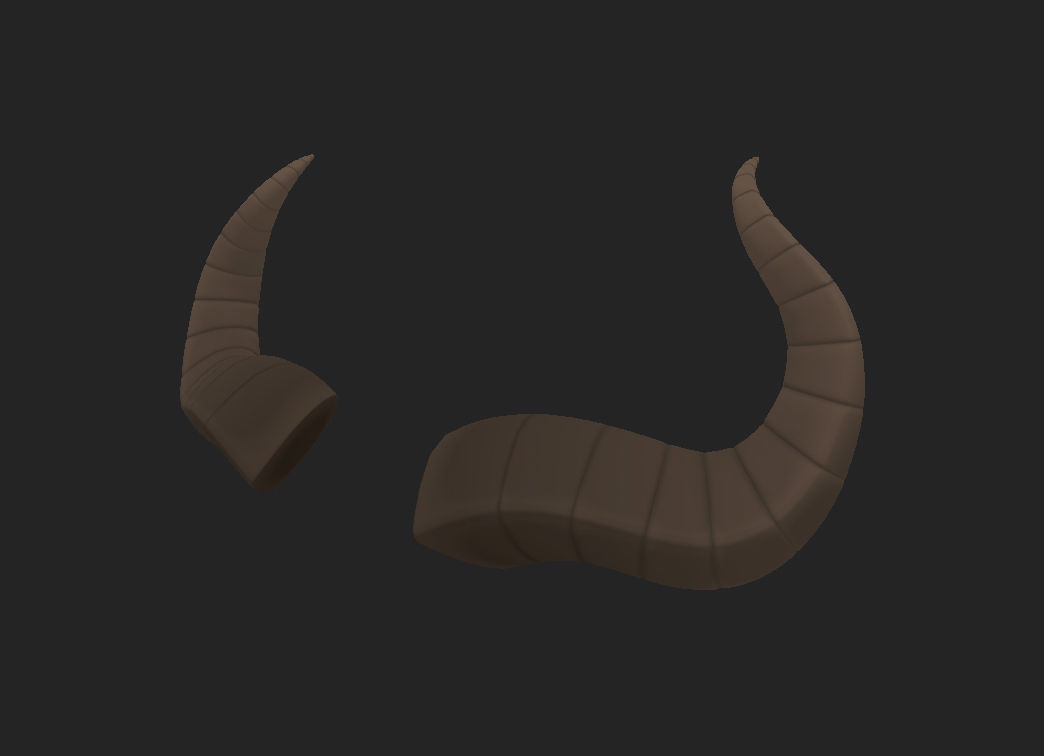 Satan Horn 3D model_7