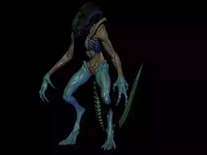 Alien runner 3D model