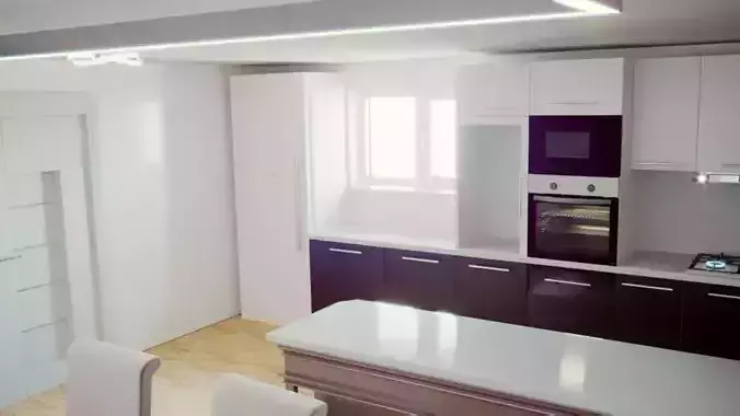 Interer modern kitchen