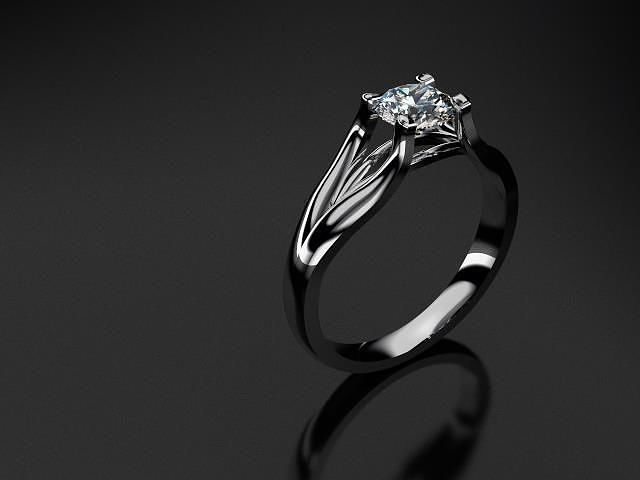 ring11 diamond engagement ring Free 3D model