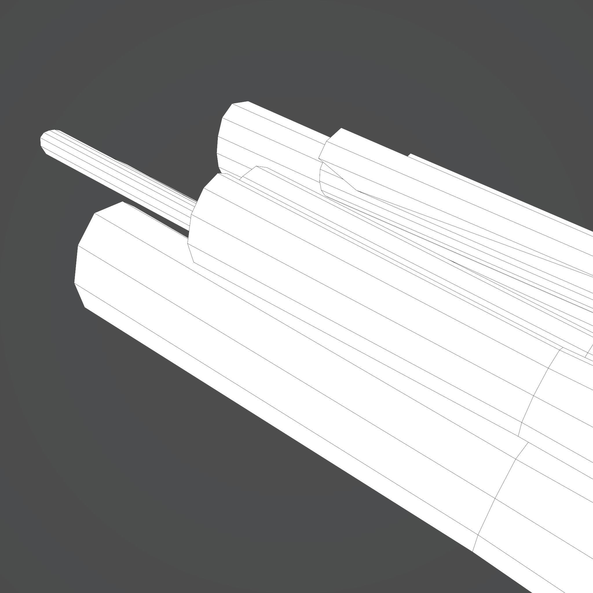 Scrolls Pile Low-poly 3D model_40