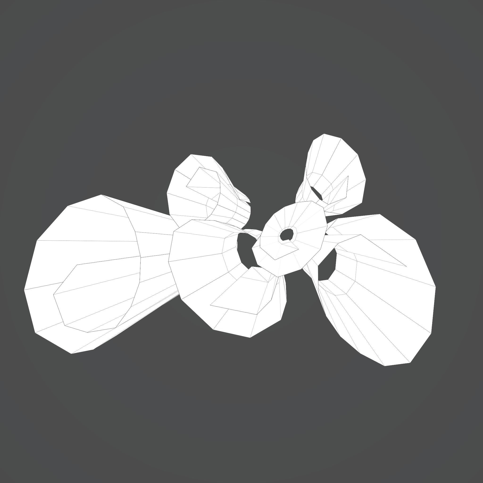 Scrolls Pile Low-poly 3D model_37