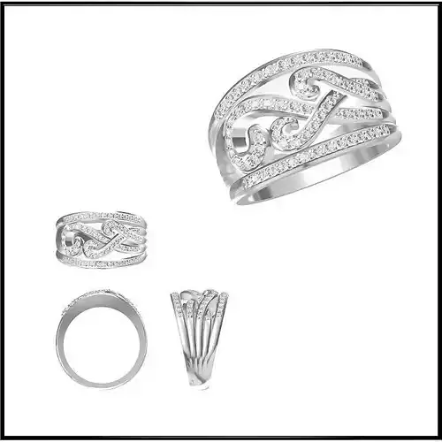 JCD Format Wonderful promise rings metal file for jewelry making