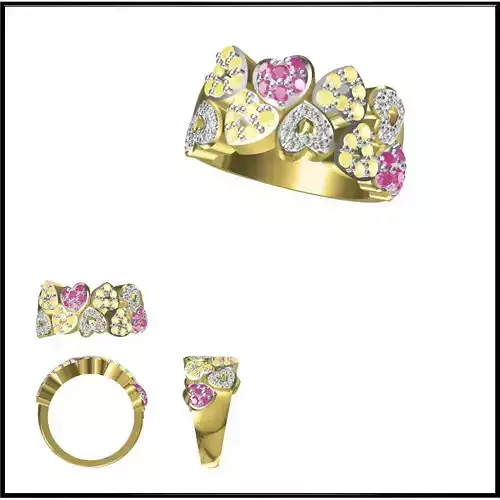 JCD Format Wonderful promise rings jewelry files for sale