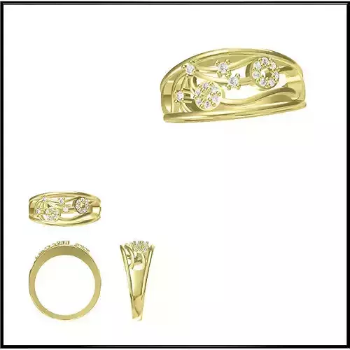 JCD Format White gold promise rings jewelry jcd programs