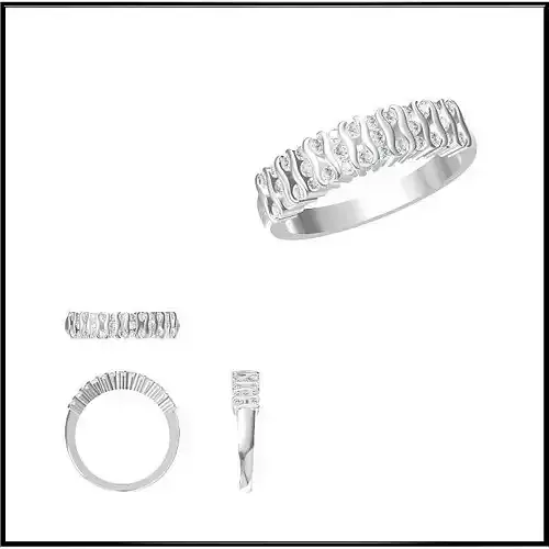 JCD Format White gold promise rings jcd diamond jewellery design