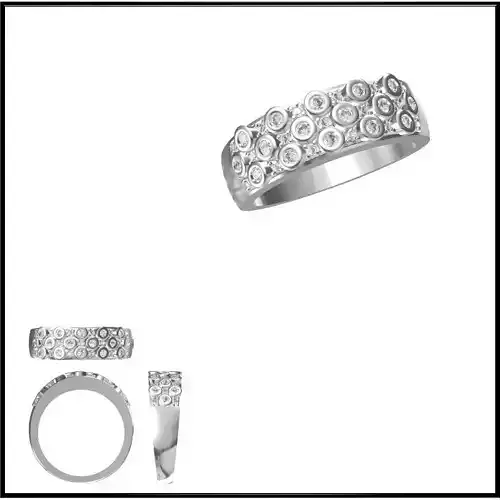 JCD Format White gold promise rings files jewelry
