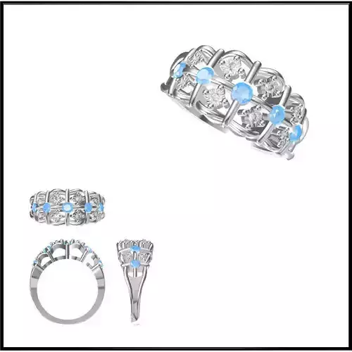 JCD Format Vintage style promise rings jewelry jcd programs