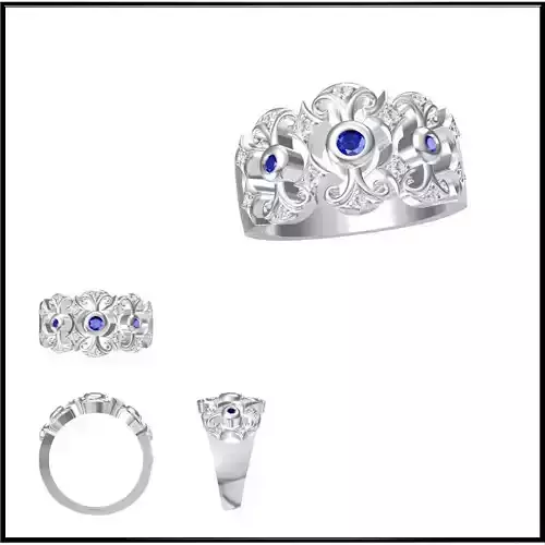 JCD Format Vintage promise rings metal file for jewelry making