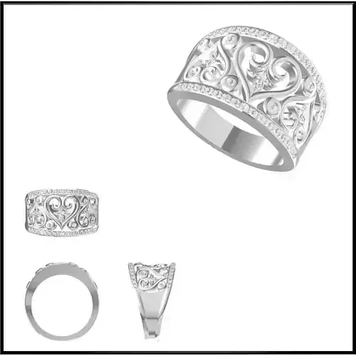 JCD Format Vintage promise rings jewelry jcd programs