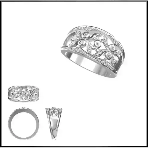 JCD Format Vintage promise rings jewellery design