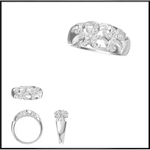 JCD Format Vintage promise rings files jewelry