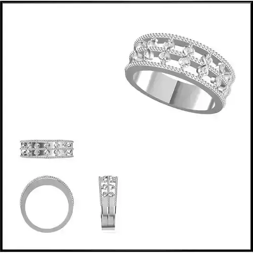 JCD Format Solid gold promise rings jewelry files for sale