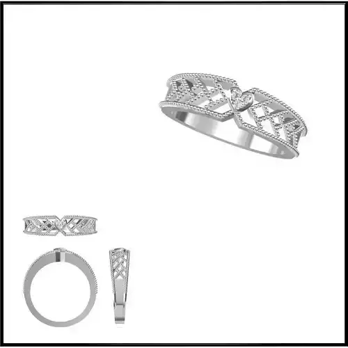 JCD Format Solid gold promise rings jewelry