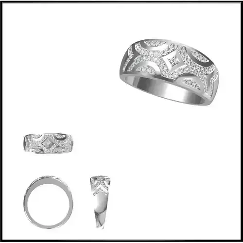 JCD Format Solid gold promise rings jewellery files for sale