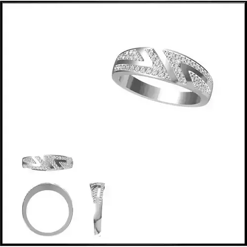 JCD Format Solid gold promise rings jewellery design