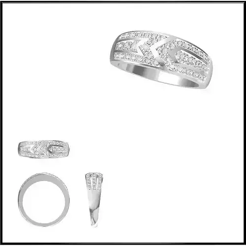 JCD Format Solid gold promise rings jcd design
