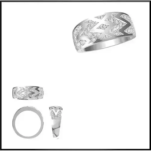 JCD Format Solid gold promise rings jcd