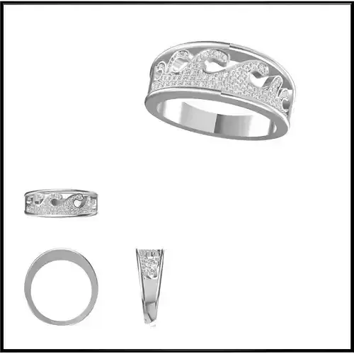 JCD Format Solid gold promise rings esign price