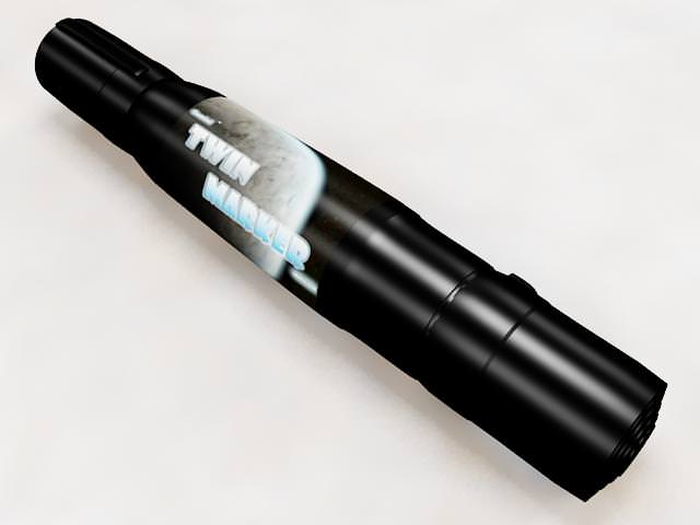 Twin Marker 3D model_6