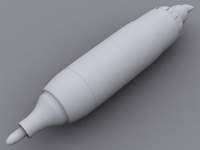 Twin Marker 3D model_4