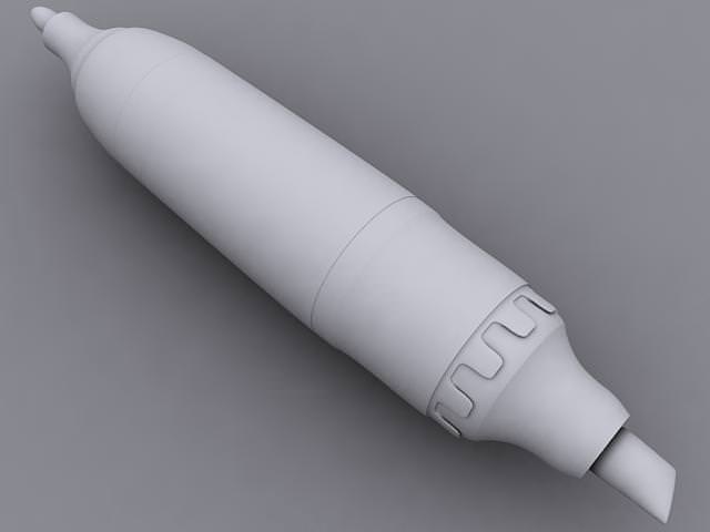 Twin Marker 3D model_3