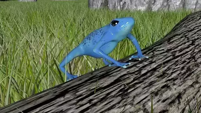Forrest Frog Free 3D model