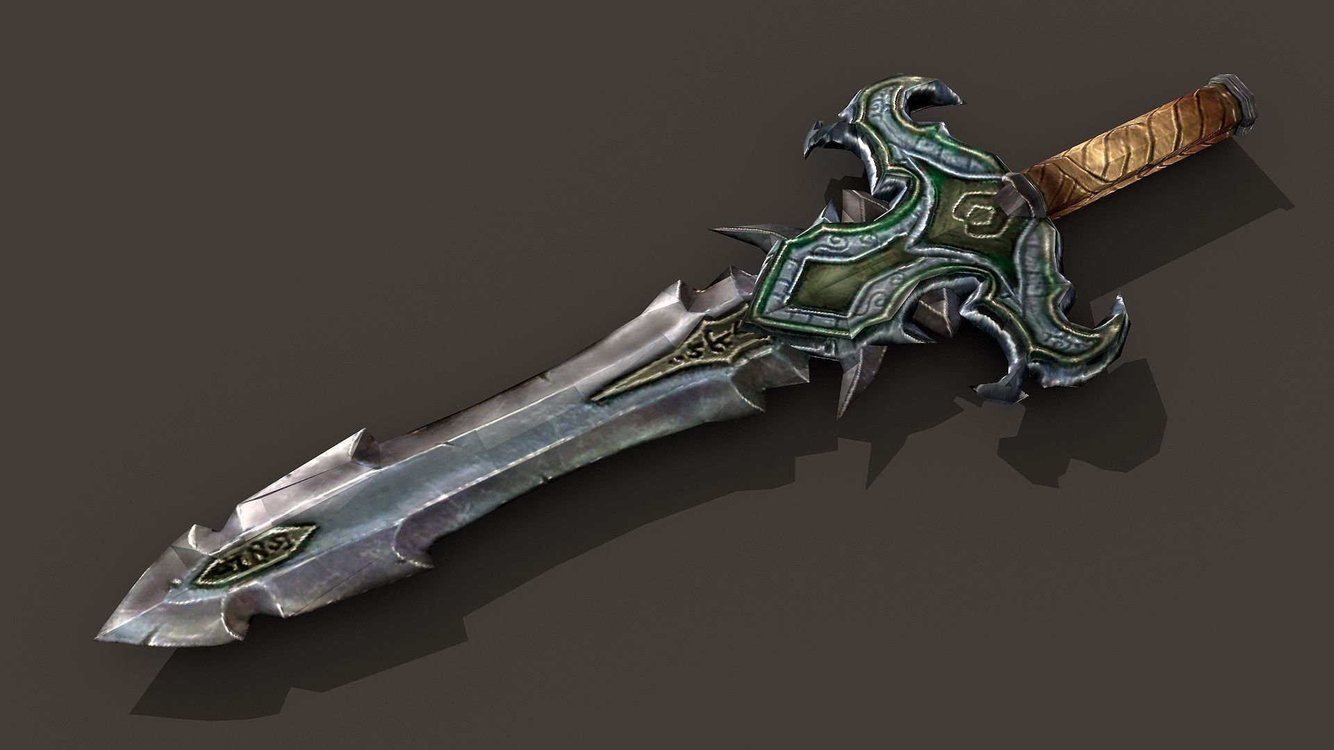 Medieval Swords Pack 1 Low-poly 3D model_16