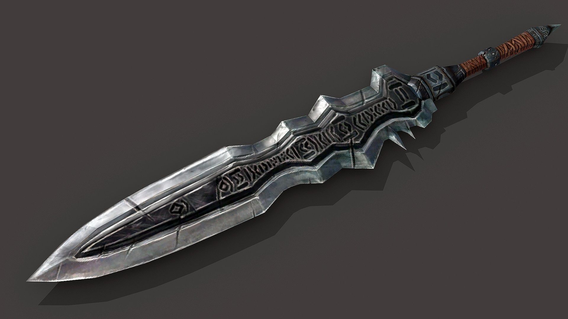 Medieval Swords Pack 1 Low-poly 3D model_4