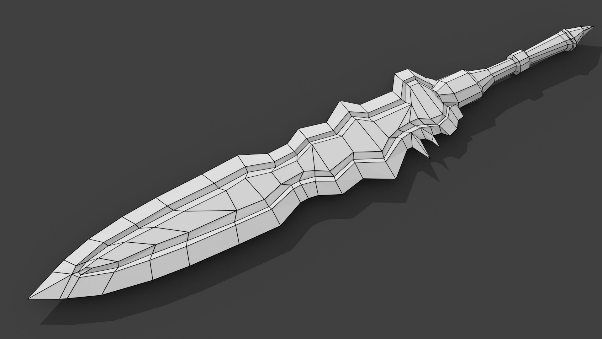 Medieval Swords Pack 1 Low-poly 3D model_6