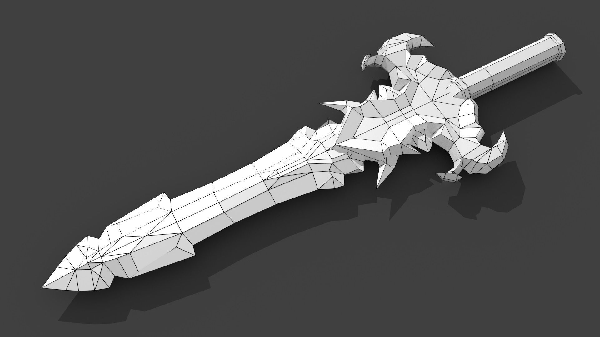 Medieval Swords Pack 1 Low-poly 3D model_18