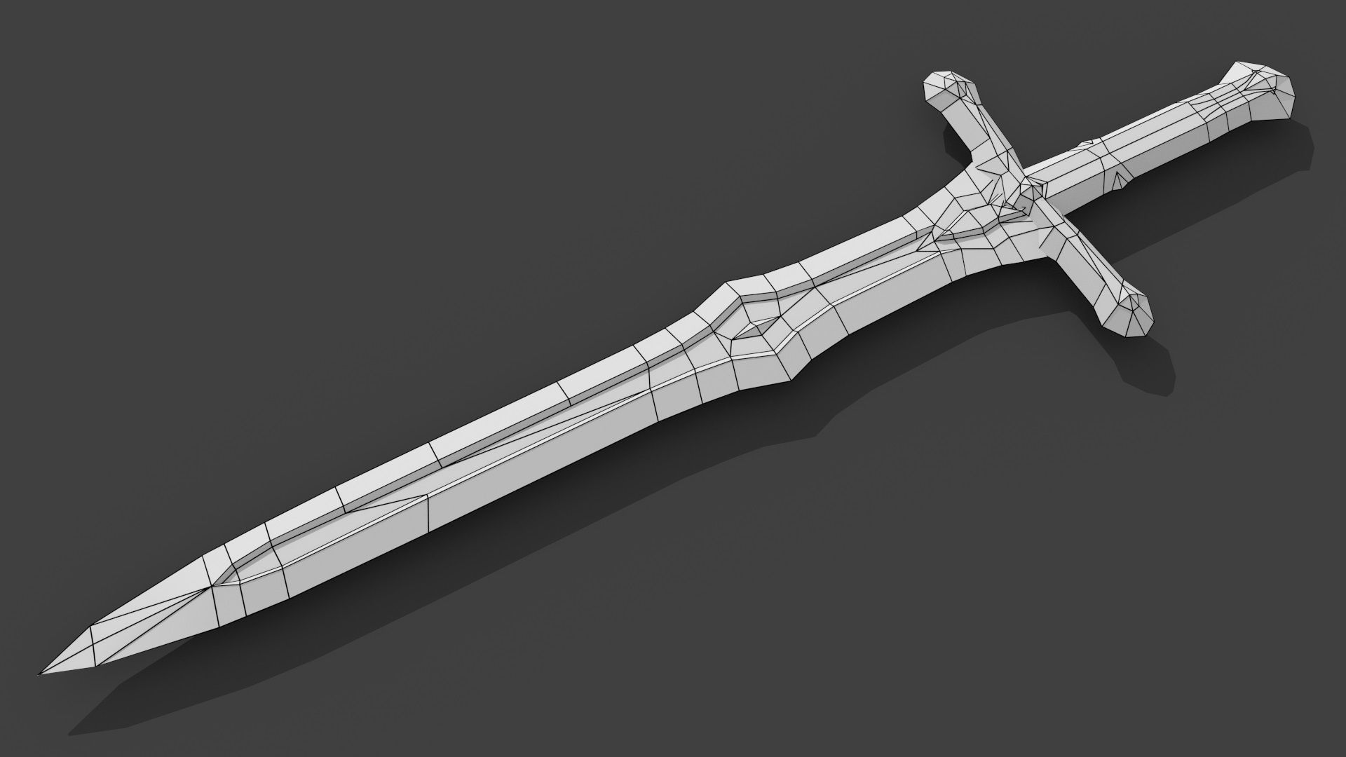 Medieval Swords Pack 1 Low-poly 3D model_9