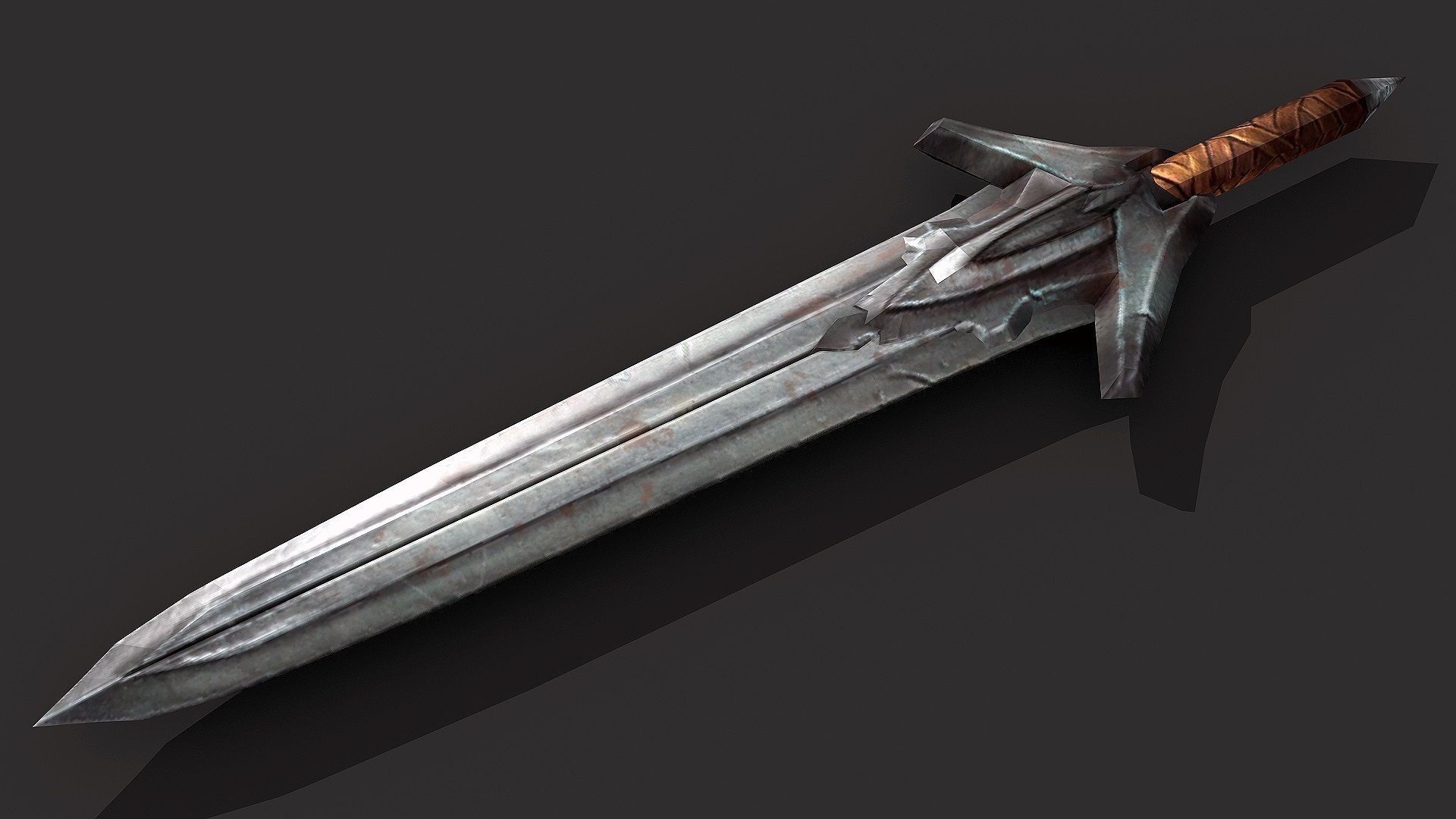 Medieval Swords Pack 1 Low-poly 3D model_1
