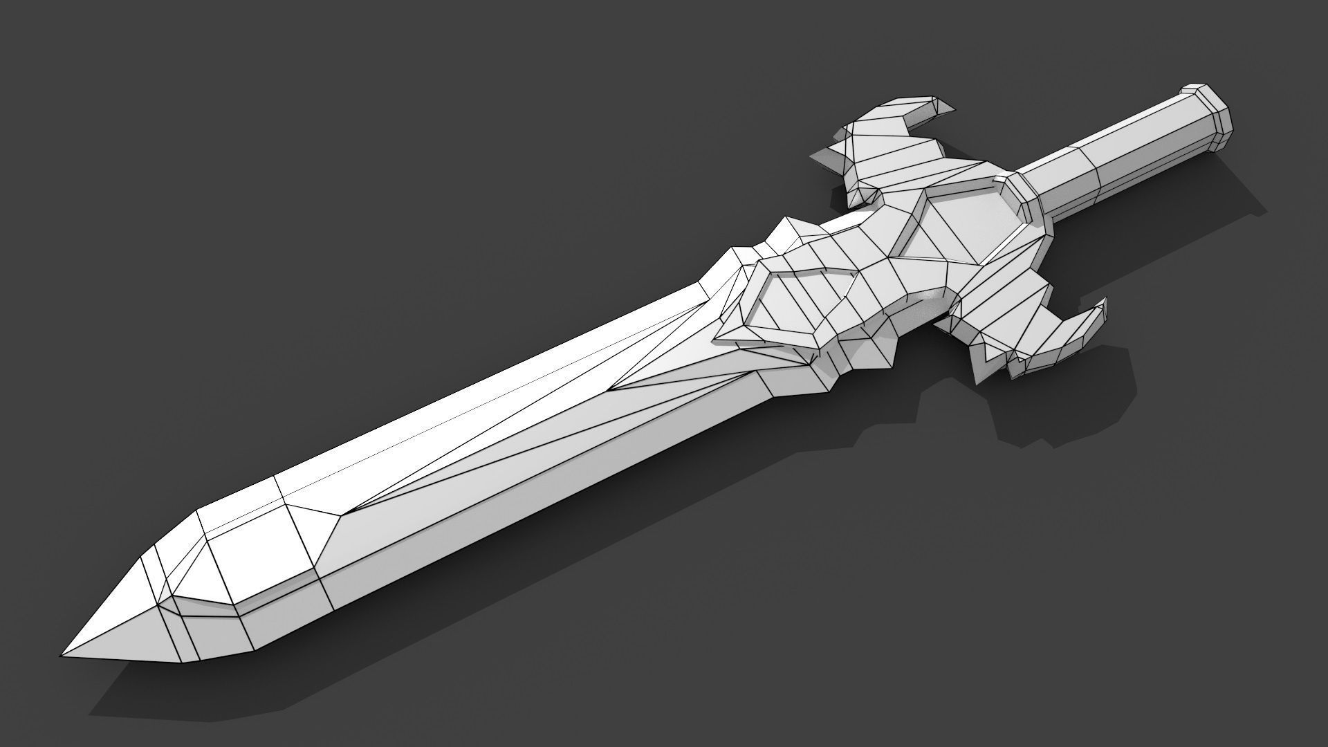 Medieval Swords Pack 1 Low-poly 3D model_12