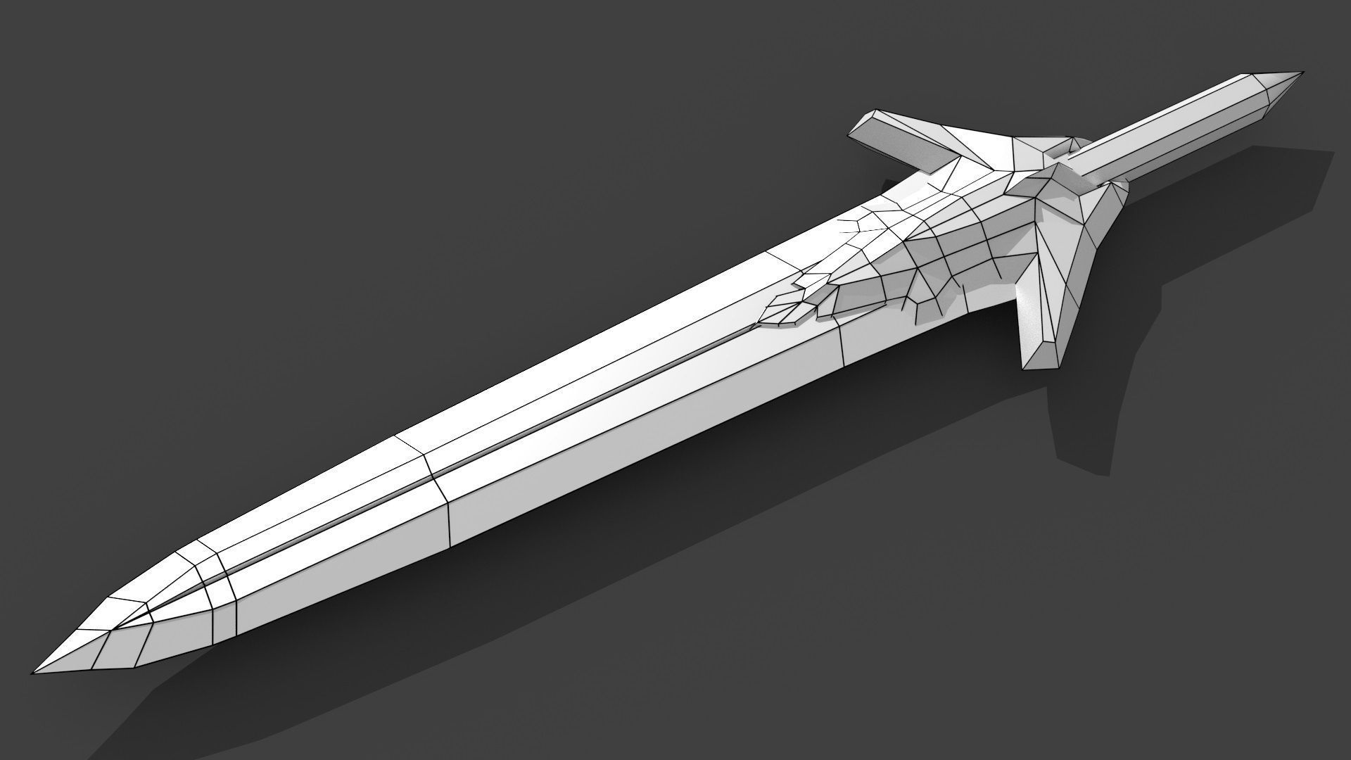 Medieval Swords Pack 1 Low-poly 3D model_3