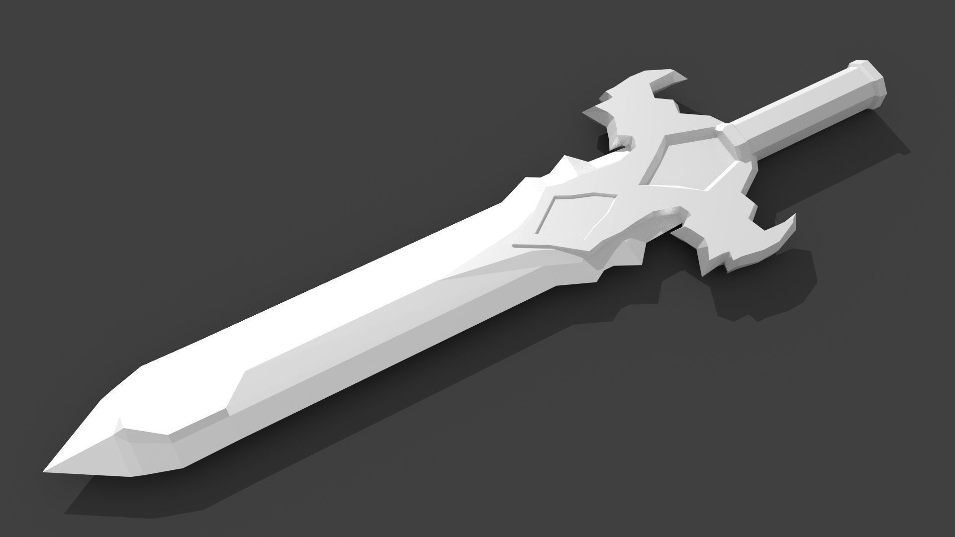 Medieval Swords Pack 1 Low-poly 3D model_11