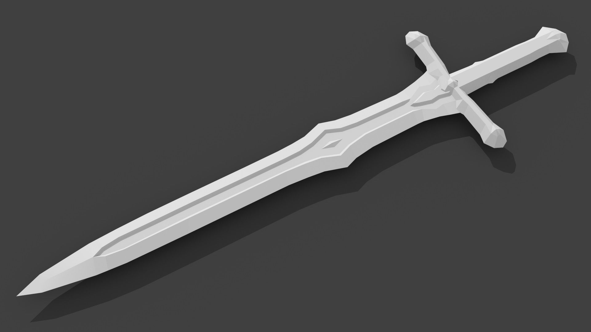 Medieval Swords Pack 1 Low-poly 3D model_8