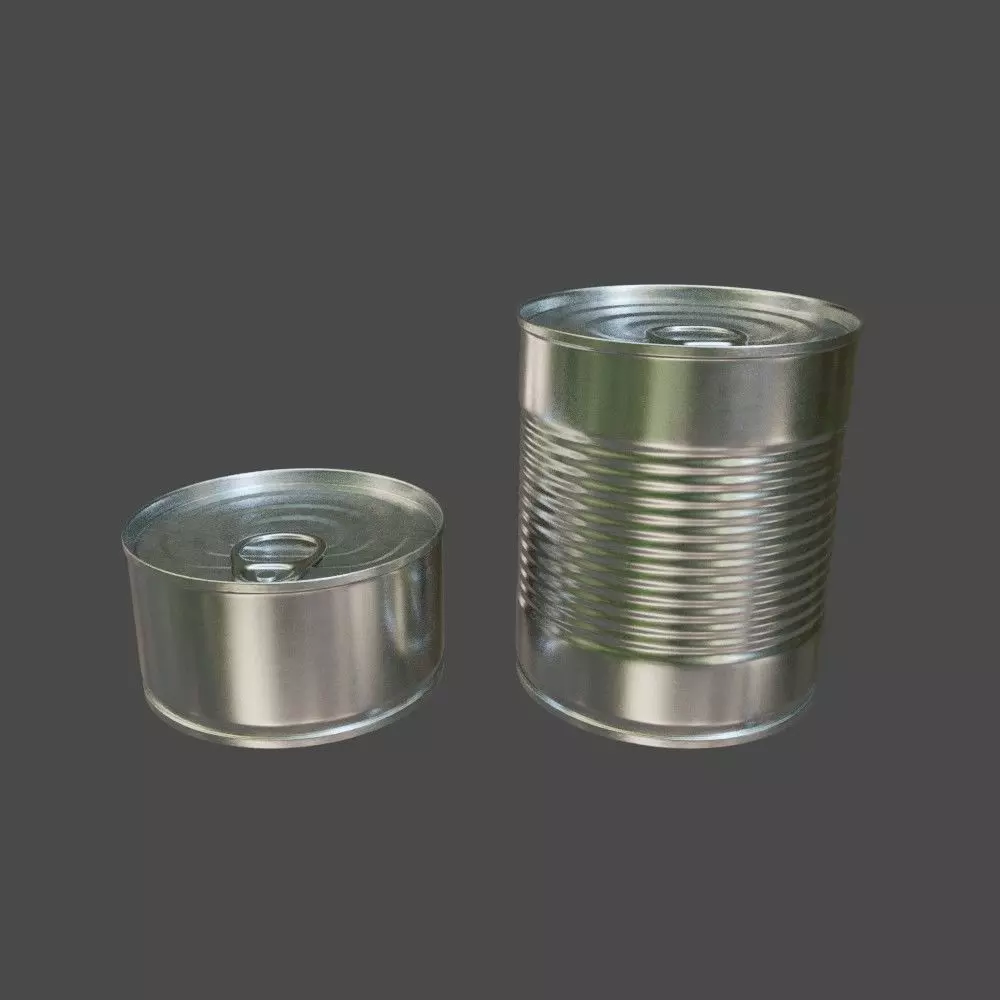 Tin can 3D model_0