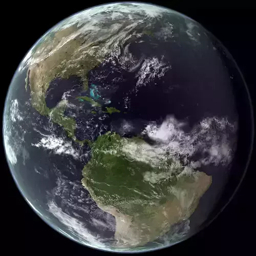 The Earth from space 3D model