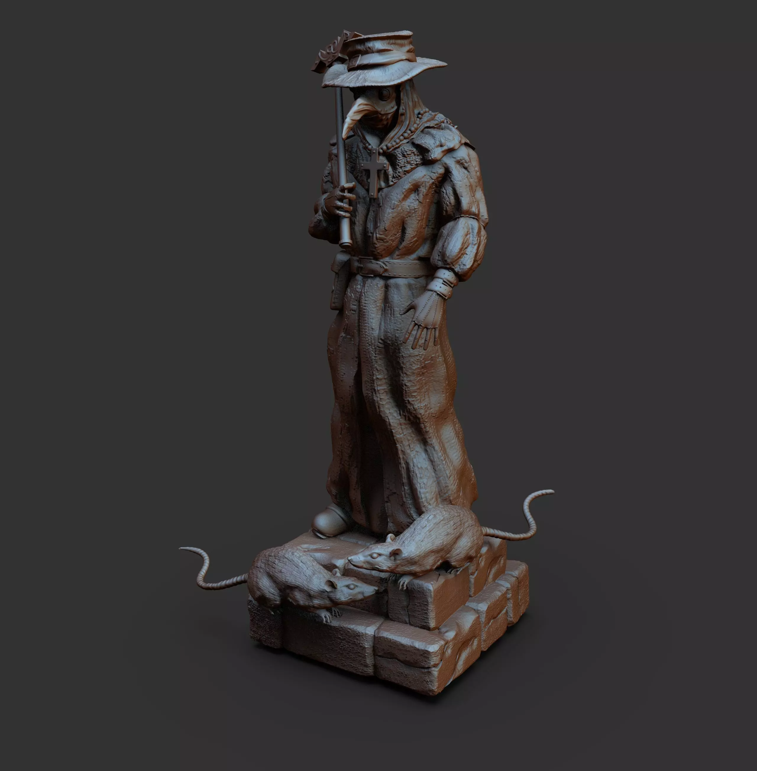 The Plague Doctor Free 3D print model