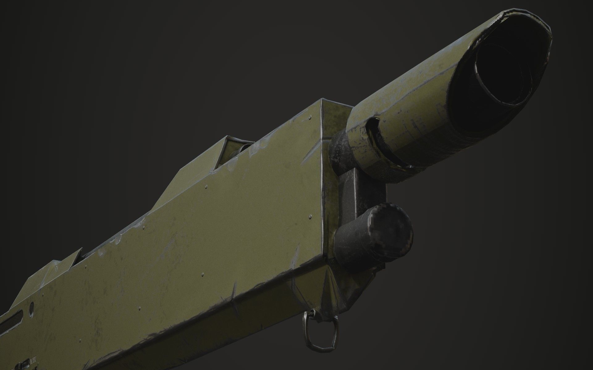 Lasgun gun Low-poly 3D model_15