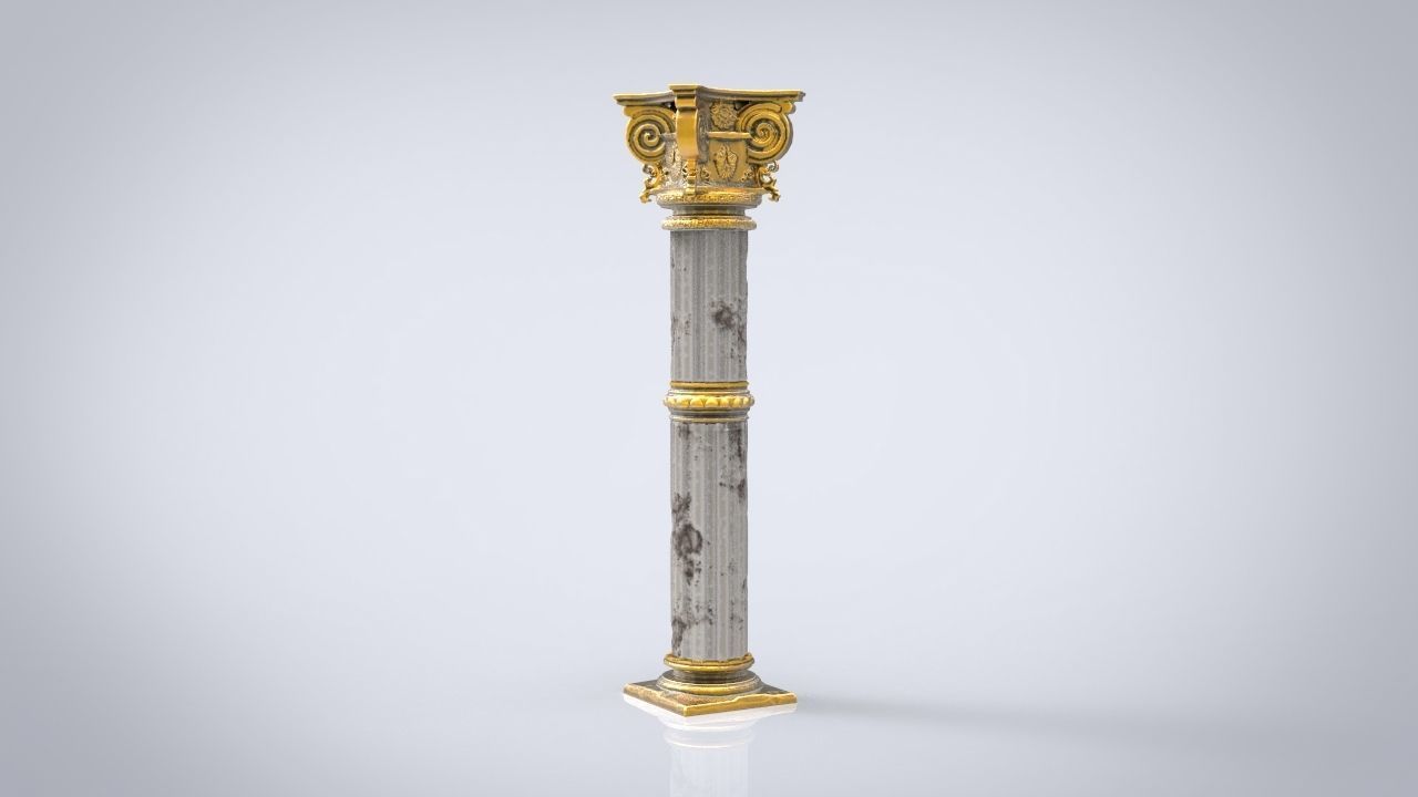 COLUMN ornate 3D model_3