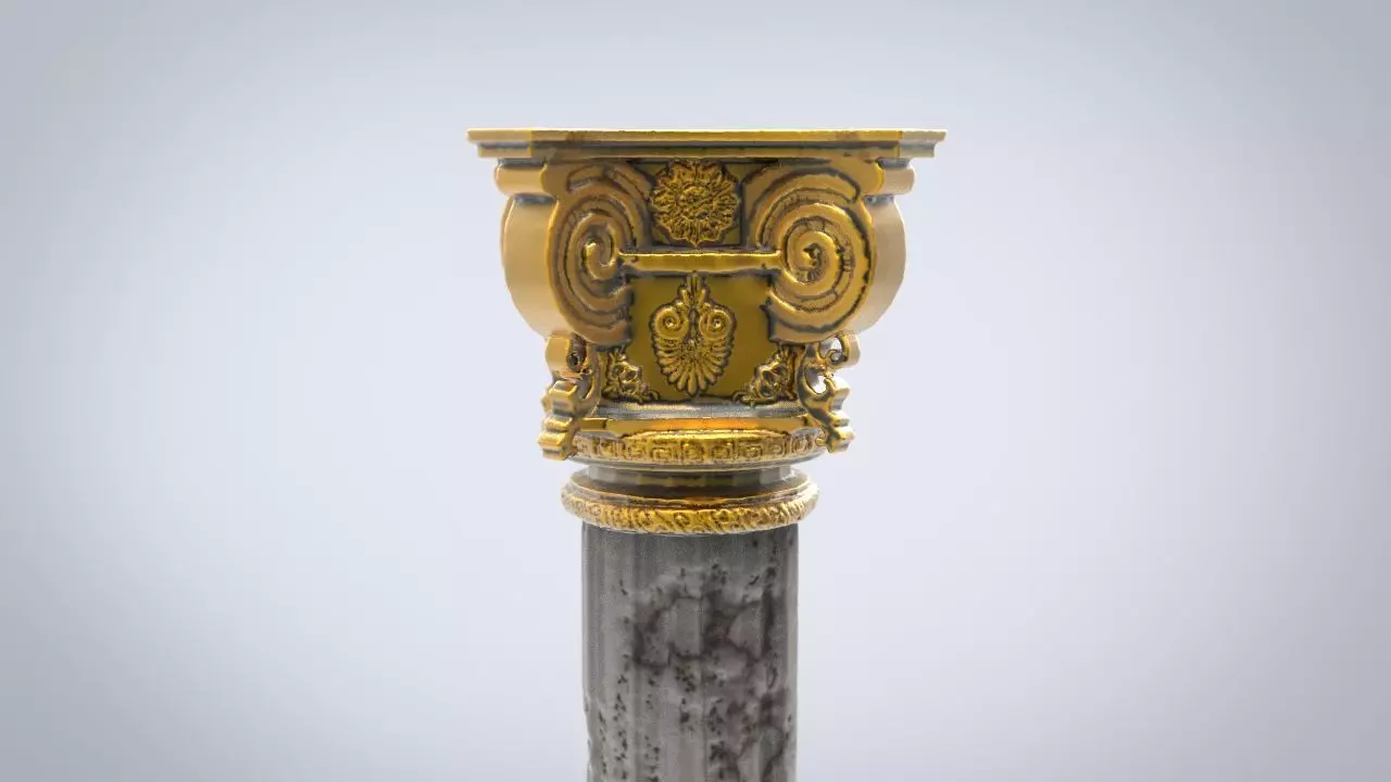 COLUMN ornate 3D model_0