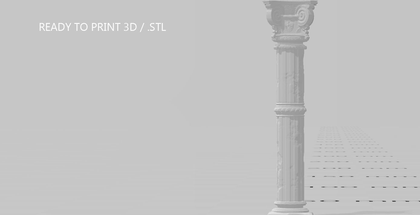 COLUMN ornate 3D model_9