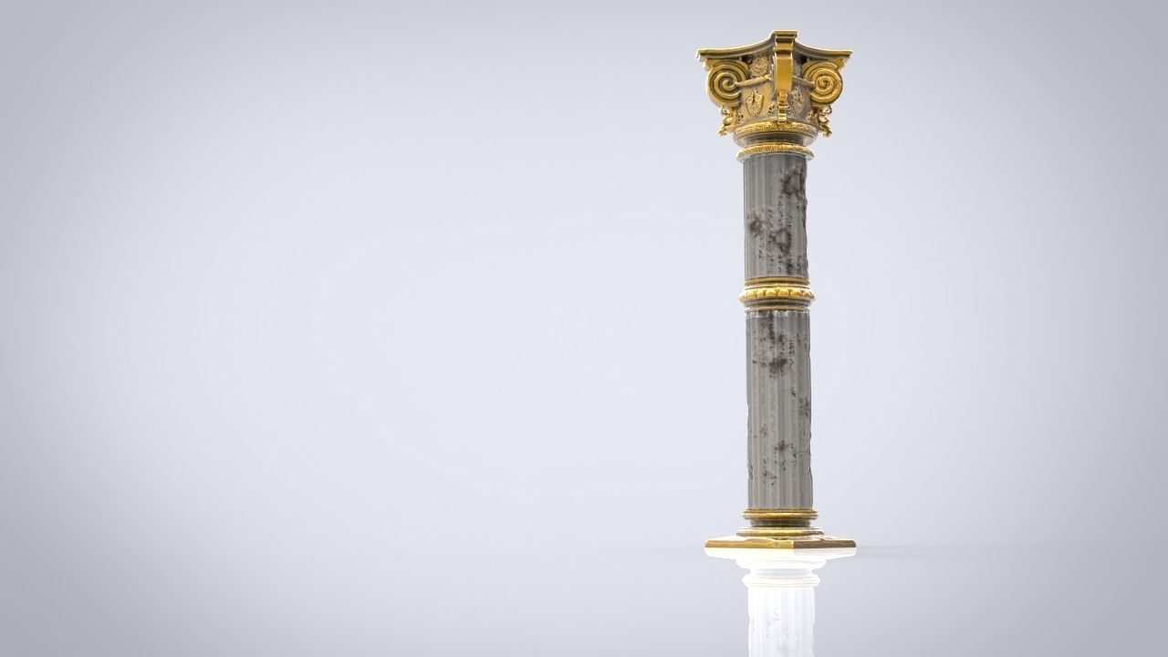 COLUMN ornate 3D model_2